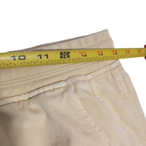 Gap Yellow Cotton Jogger Pants Women’s Casual Drawstring Waist Small Tall - Picture 5 of 8